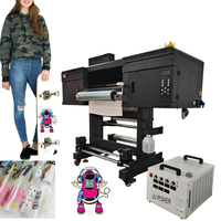 Impresora DTF A1 de 60 cm con cabezal I3200 para impresión de película de transferencia en frío, máquina de impresión de camisetas, impresora DTF UV rollo a rollo