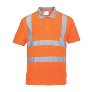 PORTWEST - RT22ORRM Polo manches courtes orange haute visibilité RIS-EAN 5036108128150 HI-VIS WORKWEAR - Product Image 1