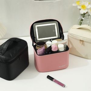 Promotional Cosmetic Bags Portable Travel Makeup Bag Large Capacity Light High-end Toiletry Storage <b>Box</b> - Product Image 3
