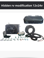 Réfrigérateur encastré 12V/24V DC pour conversion de camping-car, pour climatiseur de stationnement électrique à système split turbo diesel dissimulé 404