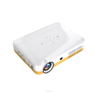 WOWOTO H10 DLP 4K projecteur intelligent mini Android compatible avec la technologie 4K, haut-parleurs intégrés, distance de projection de 3 m, home cinéma portable