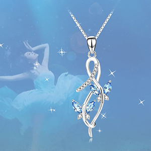 Elegante Collana con Ciondolo a Farfalla per Donne, Design a Croce Intrecciata, Gioielli alla Moda - Product Image 4