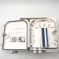Distribution de fibre optique extérieur FTTH FAT White PLC Splitter 16core
