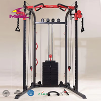 Prix d'usine en gros : Machine de musculation multifonctionnelle pour la maison avec système de croisement de câbles, piliers de musculation et pile de poids de 75 kg