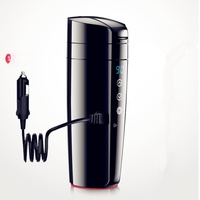 Thermos intelligent à affichage numérique en acier inoxydable 12V/24V pour voiture, tasse chauffante électrique, bouilloire universelle à fixer dans la voiture