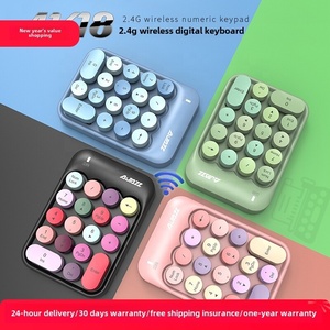 Clavier numérique sans fil AJAZZ AK18 2.4G pour ordinateur portable, 18 touches, mini clavier externe, clavier rétro de type machine à écrire - Product Image 2