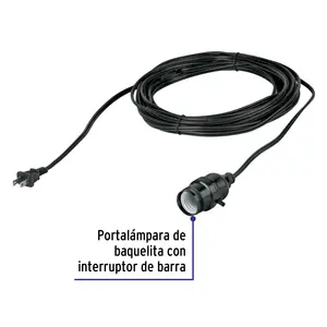 Master con 24 unidades Portalámparas con cable de 10 m, VOLTECK - Product Image 2