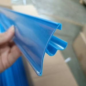 Tùy chỉnh đầy màu sắc Dải nhãn Kệ | hiển thị thẻ giá <span class=keywords><strong>PVC</strong></span> cho các cửa hàng bán lẻ, siêu thị và cửa hàng - Product Image 5