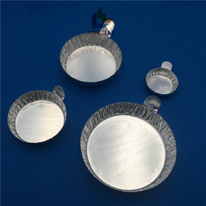 Vassoio di Pesatura Rotondo in Alluminio da 80ml per Laboratori, con Linguetta, Forniture per Laboratorio - Product Image 4