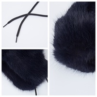 Chapeau aviateur en fausse fourrure aux couleurs personnalisables |   Bonnet d'hiver chaud de style russe avec cache-oreilles pour le ski