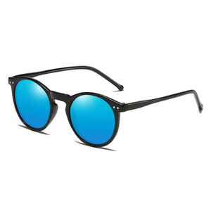 Lunettes polarisées rondes personnalisable pour femmes, verres surdimensionnés 80s, 8151 - Product Image 3