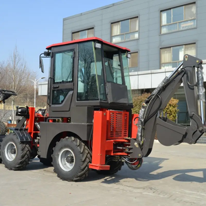 Nouvelle Excavatrice Tractopelle sur Roues pour la Construction, Petite Mini-Pelle 4x4 de Chine - Product Image 3