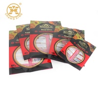 Sacs en plastique transparent de qualité alimentaire pour l'emballage de céréales sèches/poivre/épices/haricots/assaisonnements, impression personnalisée, thermoscellage, 100g 200g