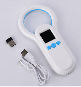 Bán buôn netum Pet Microchip Reader Scanner RFID emid cầm tay Pet chip ID Scanner có thể sạc lại lưu trữ dữ liệu động vật tag Scanner - Product Image 1