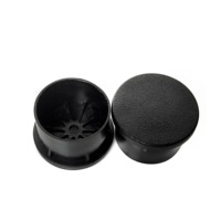 Accessoires de connecteur RF Capuchon anti-poussière en plastique noir pour connecteur femelle Mini Din 4.3-10 Adaptateur de connecteur Capuchon anti-poussière