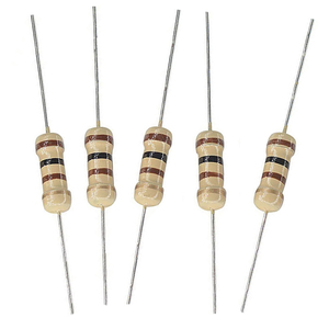 Résistance à film de carbone Lorida 1W 2W 3W 5W 1/2W 0.125W 0.25W 0.5W 1/4W 1/6W 5% 150K 180K 200K 220K 240K <span class=keywords><strong>270K</strong></span> 300K 330K Ohm - Product Image 5