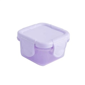 Mini Storage <b>Box</b> 60Ml Airtight <b>Lid</b> Jewelry Organizer Plastic Household <b>Small</b> <b>Box</b> Solid Color - Product Image 3