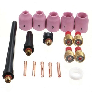 إكسسوارات أدوات لحام 18 من شعلة لحام TIG ملحقات عدسات تعمل بالغاز قصير طقم لعدسات WP9/Series - Product Image 2
