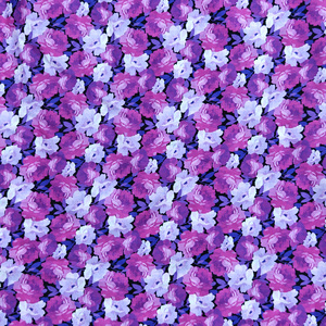 Tissu en coton imprimé numérique floral personnalisé en gros, tissu en coton doux imprimé de fleurs - Product Image 5