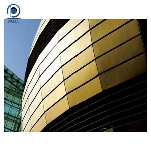 Prima tùy chỉnh kim loại nhôm Rèm tường nhà sản xuất 3D đục tường Panel tường ốp - Product Image 6