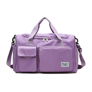 Nouveau Sac à Dos de Sport en Nylon Tendance avec Fermeture Éclair, Compartiment Séparé pour Chaussures, Idéal pour les Voyages Courts et le Yoga - Product Image 2