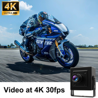 ELP 4K 30FPS Ultra HD USB Webcam con micrófonos con carcasa de metal pequeña Lente de 3,6mm HFOV 93 grados Driver gratis para PC