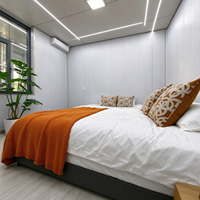 Villa extensible sur mesure RELYANCE avec murs en panneaux sandwich, maison préfabriquée de luxe à économie d'énergie pour complexe de glamping