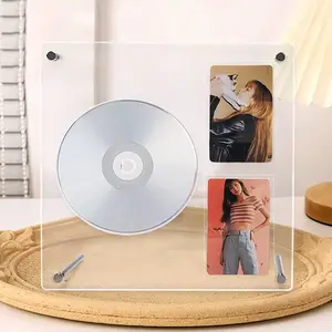 Fábrica personalizado exibir CD cartão acrílico photo frame