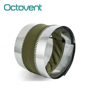 Octovent Metal flexível Canvas Duct Connector Para Sistemas HVAC