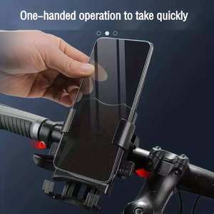 Soporte Universal para Teléfono de Motocicleta con Rotación de 360 Grados, Soporte para Teléfono de Bicicleta con Bloqueo de un Clic y Antivibración Firme - Product Image 3