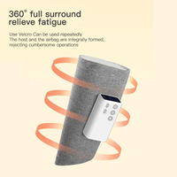 Masseur de jambes sans fil portable multifonctionnel à compression d'air avec thérapie thermique, rechargeable par USB, pour les mollets et la circulation sanguine