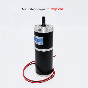 45-4575 45MM 고토크 브러시드 DC 모터 엔진 DC <span class=keywords><strong>12V</strong></span> 24V 엔진 8-1600rpm 전기 저소음 소형 유성 기어박스 - Product Image 2