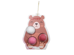 ชุดของขวัญสบู่ทำมือสำหรับเทศกาล - 3 ชิ้น ของขวัญฟองฟู่หลากสีสัน ผลิตจากส่วนผสมวีแกนธรรมชาติ 100% บรรจุภัณฑ์แบบการ์ดสี - Product Image 3