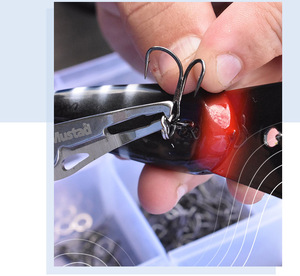 <span class=keywords><strong>Hameçon</strong></span> de pêche <span class=keywords><strong>Mustad</strong></span> 100% original, super résistant, à manche court, pour eau salée et eau douce, pour la pêche au bar, à la <span class=keywords><strong>truite</strong></span>, au poulpe - Acier à haute teneur en carbone - Product Image 5