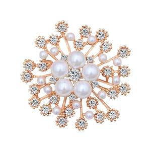 Broches de flocon de neige broches de mariage strass flocon de neige femmes broche broche pour cadeaux - Product Image 1