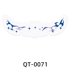 Tatouage autocollant temporaire de tache de rousseur visage sexy personnalisé pour femmes et filles papier imprimé imperméable or métallique et or rose - Product Image 4