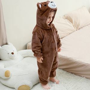 Michley hoàn thành màu sắc dễ thương Gấu bắc cực leo áo choàng Giao hàng nhanh chóng đặt hàng tối thiểu một mảnh với dây kéo đóng cửa - Product Image 3