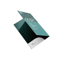 Usine directe personnalisé imprimé A4 taille papier dossier promotionnel spécial pour magazines et dépliants pliés