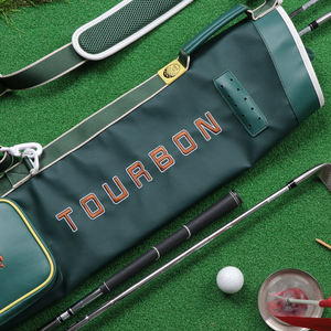 Bolsas de Golf Plegables Vintage, Bolsas de Transporte de Golf de Nailon y Cuero Portátiles para <span class=keywords><strong>Domingos</strong></span> - Product Image 4