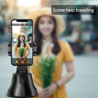 360 support de téléphone de stabilisateur PTZ rotatif automatique AI suivi du visage Selfie Stick avec stabilisation pour Smartphone