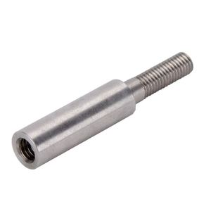 Axe de connexion mâle et femelle en acier inoxydable de bonne qualité, usiné CNC par taraudage, avec services d'électroérosion à fil et de brochage - Product Image 4