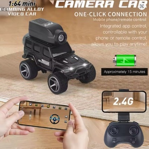 Mini Coche RC M1/M2 1:64 con Control Remoto 2.4G, Cámara FPV 720P, Control por Aplicación Wifi, Vehículo de Carreras de Alta Velocidad para Acrobacias - Product Image 2