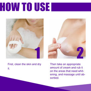 Crème éclaircissante pour les aisselles 50g, crème éclaircissante pour la peau des zones sensibles, crème éclaircissante pour le visage et le corps - Product Image 6