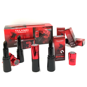 L077 <span class=keywords><strong>TLM</strong></span> Rouge à lèvres magique mat de qualité supérieure, couleur changeante, marque privée, rouge à lèvres cosmétique noir rose, personnalisable - Product Image 2