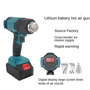 <span class=keywords><strong>Pistolet</strong></span> à <span class=keywords><strong>air</strong></span> <span class=keywords><strong>chaud</strong></span> rechargeable au lithium-ion <span class=keywords><strong>sans</strong></span> <span class=keywords><strong>fil</strong></span> à température régulée, outil de cuisson électrique pour le séchage de film de voiture et autres applications - Product Image 6