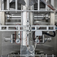 Automatische Vffs Multihead Spinazie Salade Verpakkingsmachine Verticale Bevroren Frietjes Salade Fruit En Groente Verpakkingsmachine