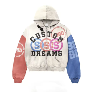 <span class=keywords><strong>Felpa</strong></span> con Cappuccio 100% Cotone Pesante Stile Retrò Streetwear Vestibilità Ampia Stampa Opzionale Personalizzabile Ricamata Casual Primaverile - Product Image 3