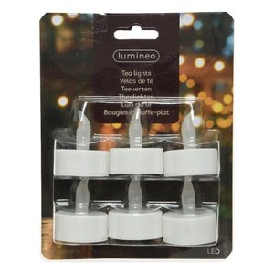 Set candele led 6 pz <b>Tea</b> <b>light</b> Bianco caldo 482264 - Product Image 1