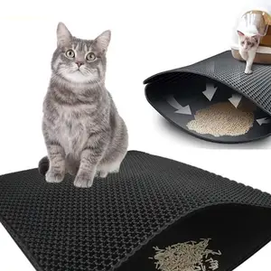 Tapis de lit de <span class=keywords><strong>toilette</strong></span> coussin de <span class=keywords><strong>chat</strong></span> de sable antidérapant pour chats <span class=keywords><strong>maison</strong></span> accessoires propres litière de <span class=keywords><strong>chat</strong></span> tapis de litière de piégeage - Product Image 1
