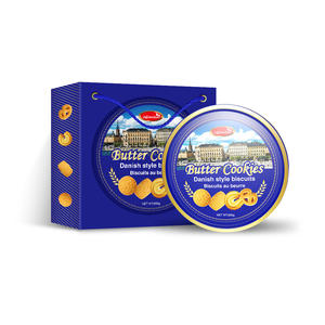 Galletas de mantequilla <span class=keywords><strong>Danisa</strong></span> Cajas de lata azul para galletas Galletas y mantequilla proveedor de galletas - Product Image 1